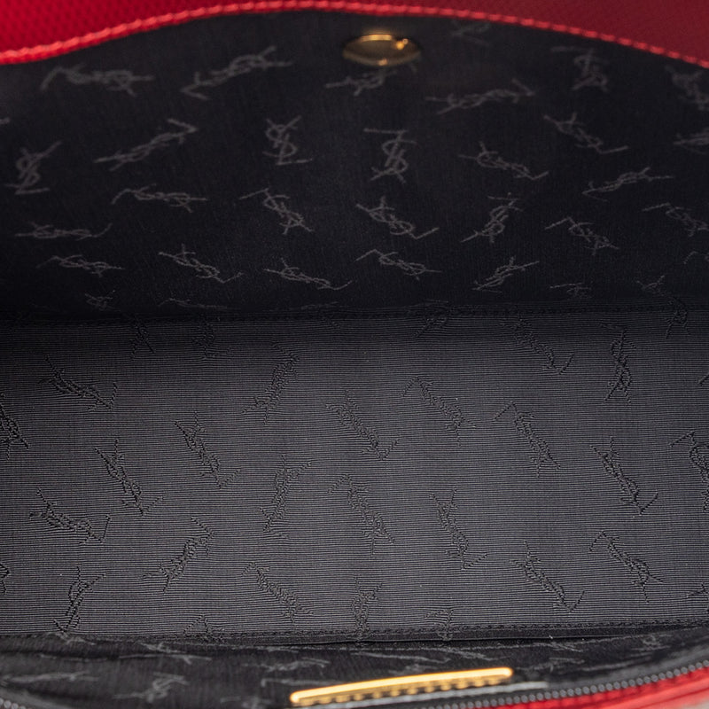 Embossed Leather Shoulder Bag - Image 4