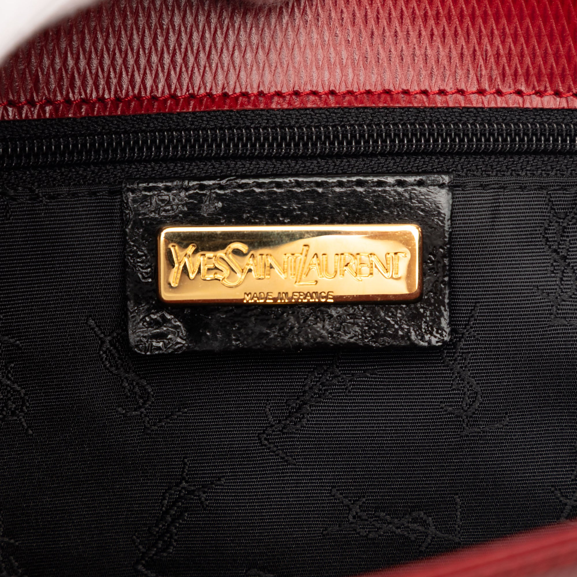 Embossed Leather Shoulder Bag - Image 5