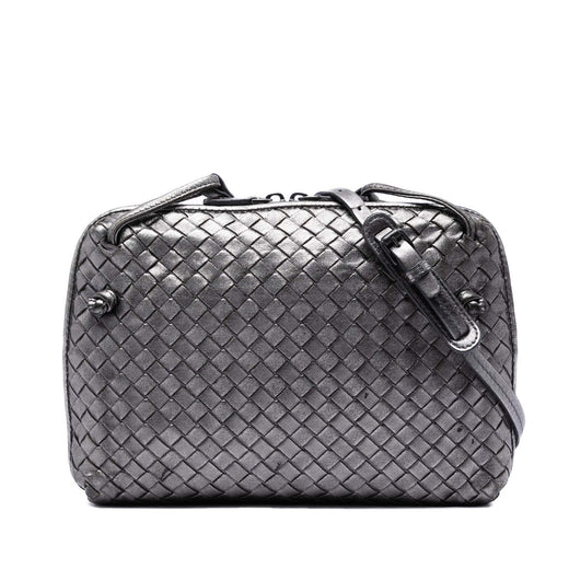 Metallic Nappa Intrecciato Nodini Crossbody - Image 1
