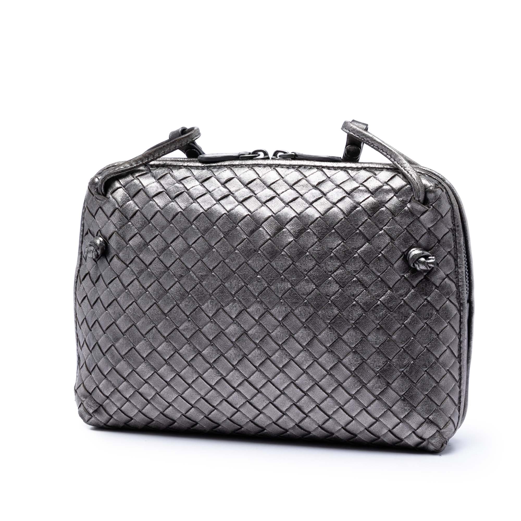 Metallic Nappa Intrecciato Nodini Crossbody - Image 2