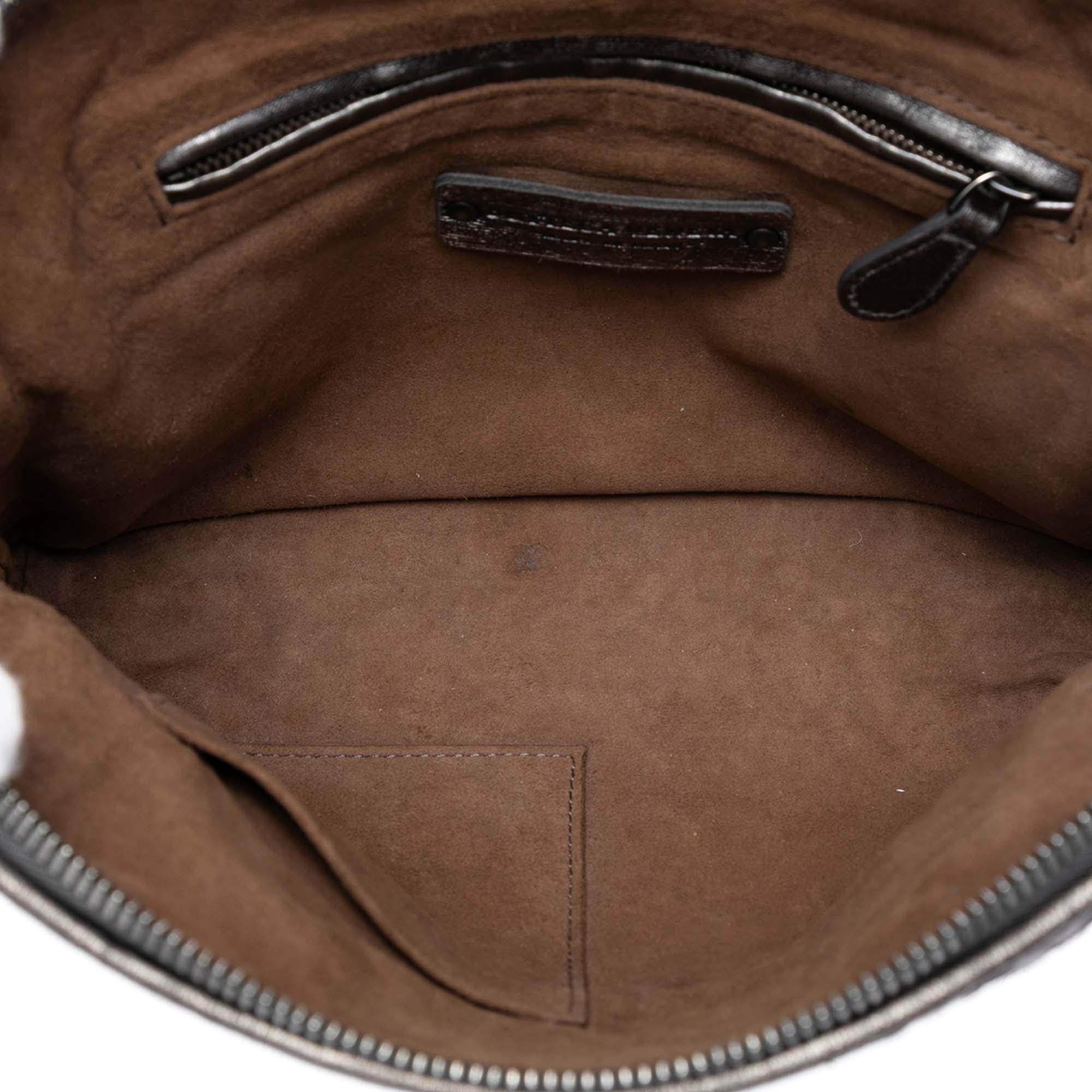 Metallic Nappa Intrecciato Nodini Crossbody - Image 4