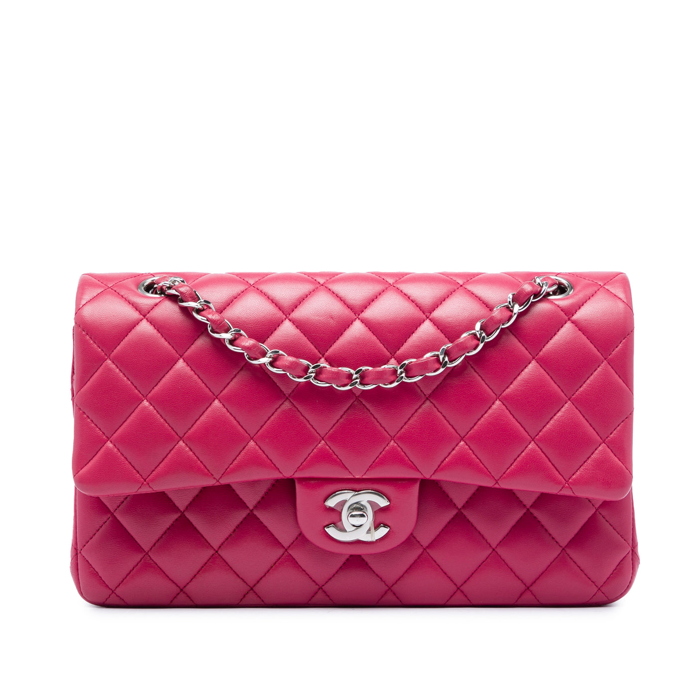 Medium Classic Lambskin Double Flap - Image 1