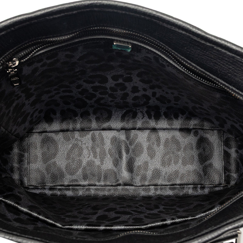 Leather Dauphine Satchel - Image 4