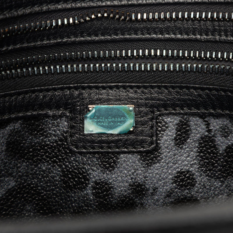 Leather Dauphine Satchel - Image 5