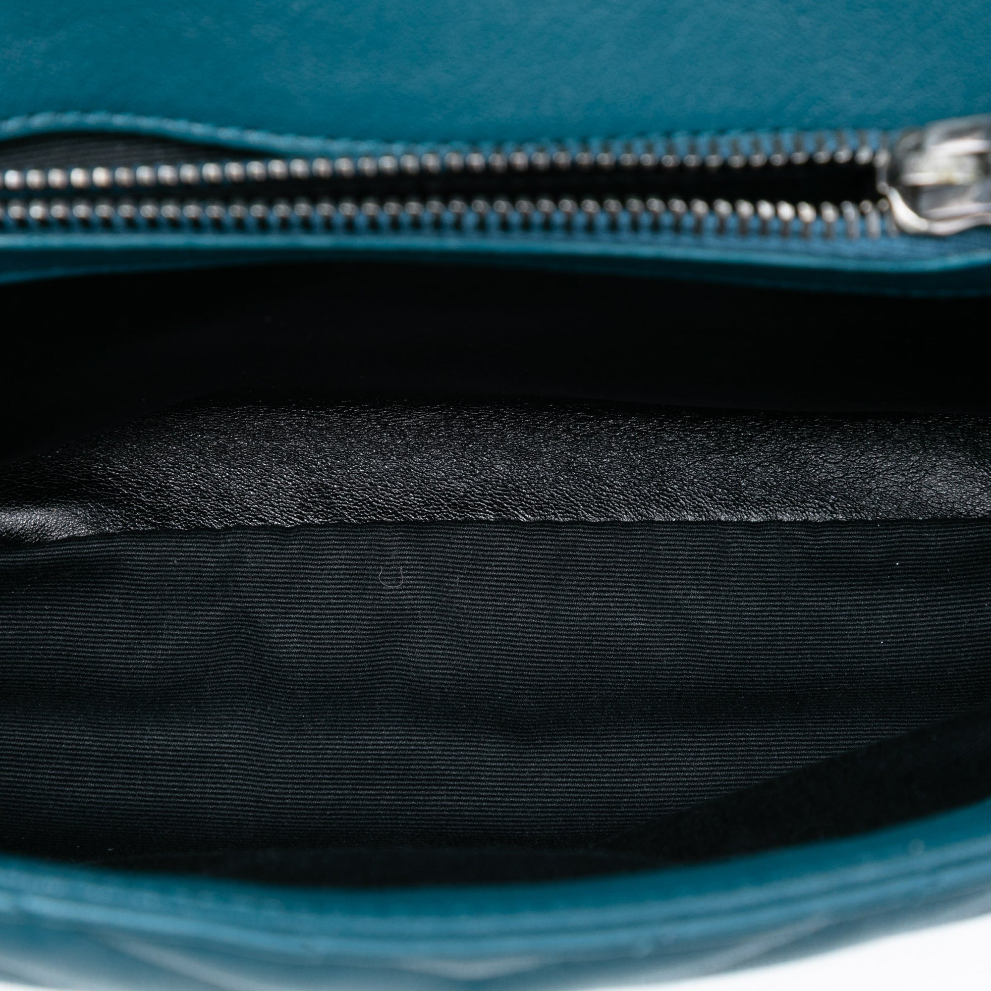 Medium Quilted Chevron Sheepskin College Satchel - Image 4