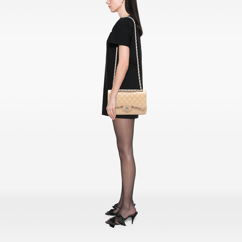Jumbo Classic Caviar Double Flap - Image 7