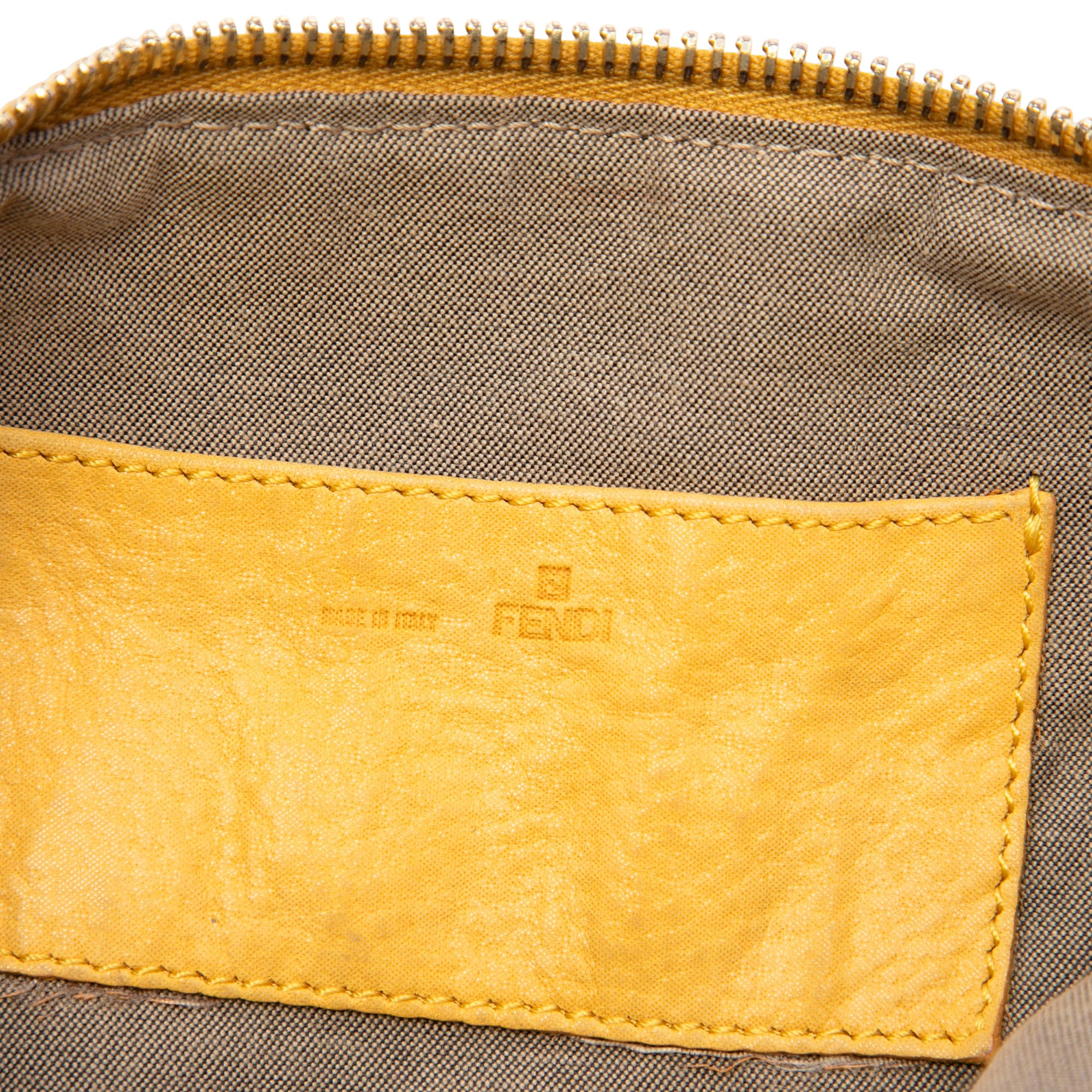 Pleated Nubuck FF Chain Pochette - Image 6