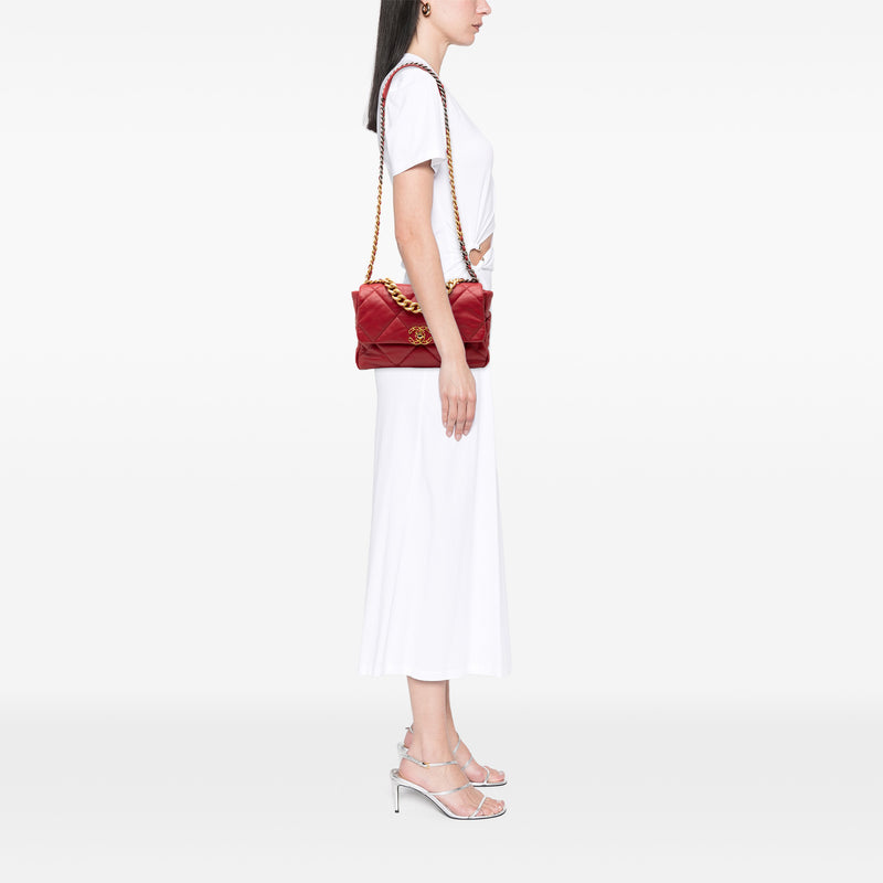 Large Lambskin 19 Flap - Image 7