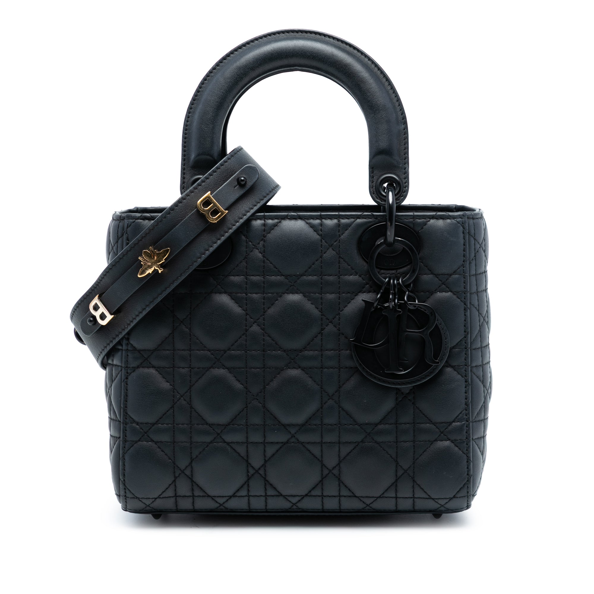 Small Ultra Matte Calfskin Cannage My ABCDior Lady Dior - Image 1