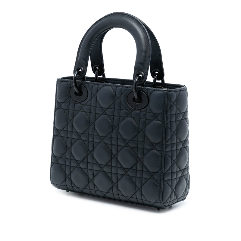 Small Ultra Matte Calfskin Cannage My ABCDior Lady Dior - Image 2