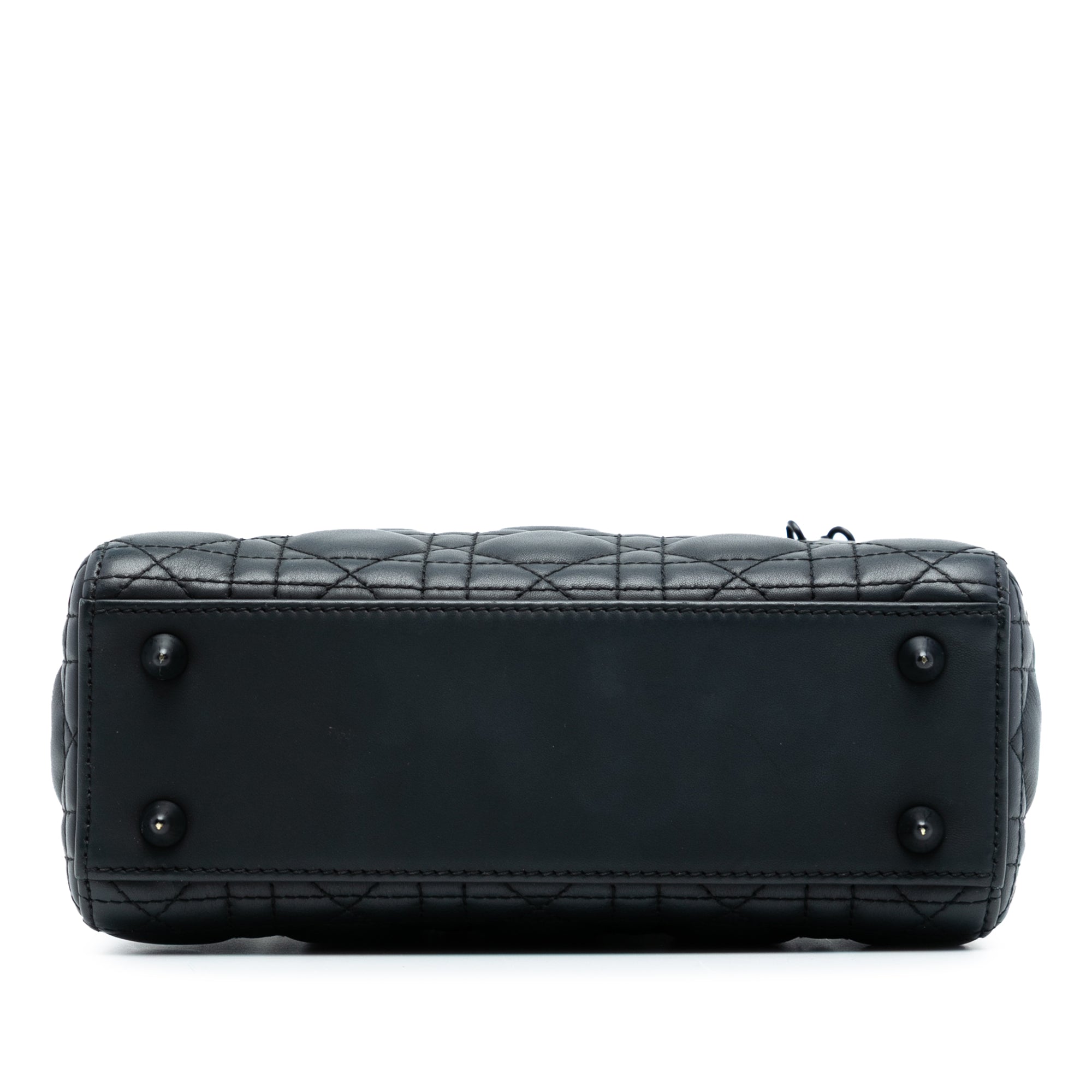 Small Ultra Matte Calfskin Cannage My ABCDior Lady Dior - Image 3