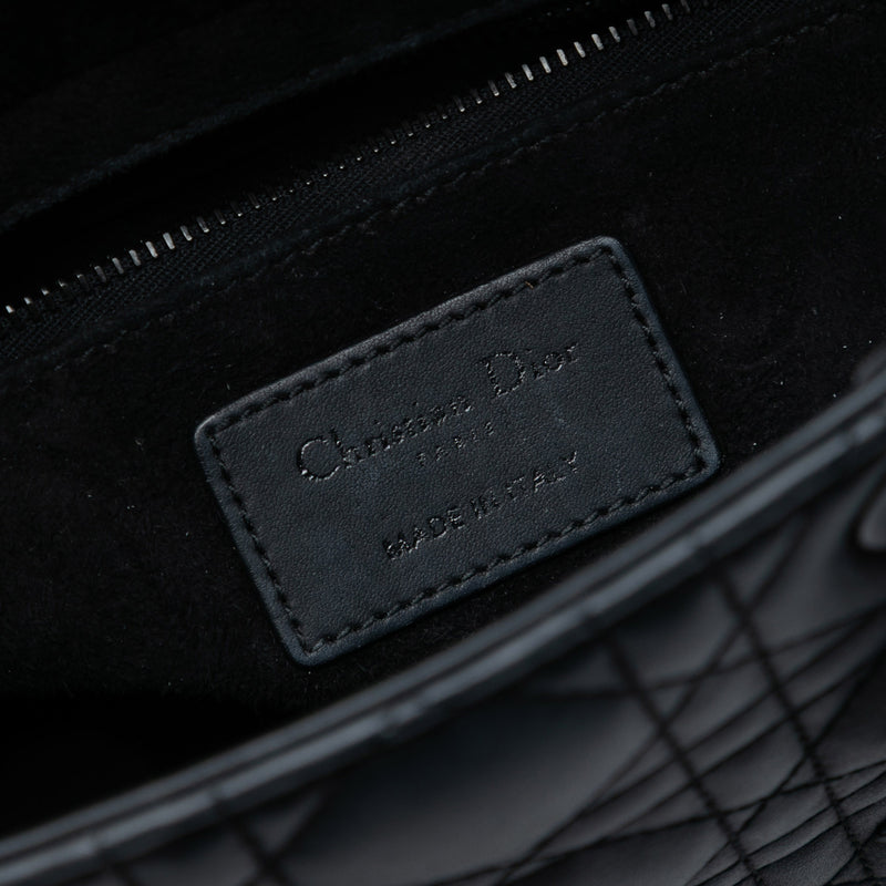 Small Ultra Matte Calfskin Cannage My ABCDior Lady Dior - Image 5