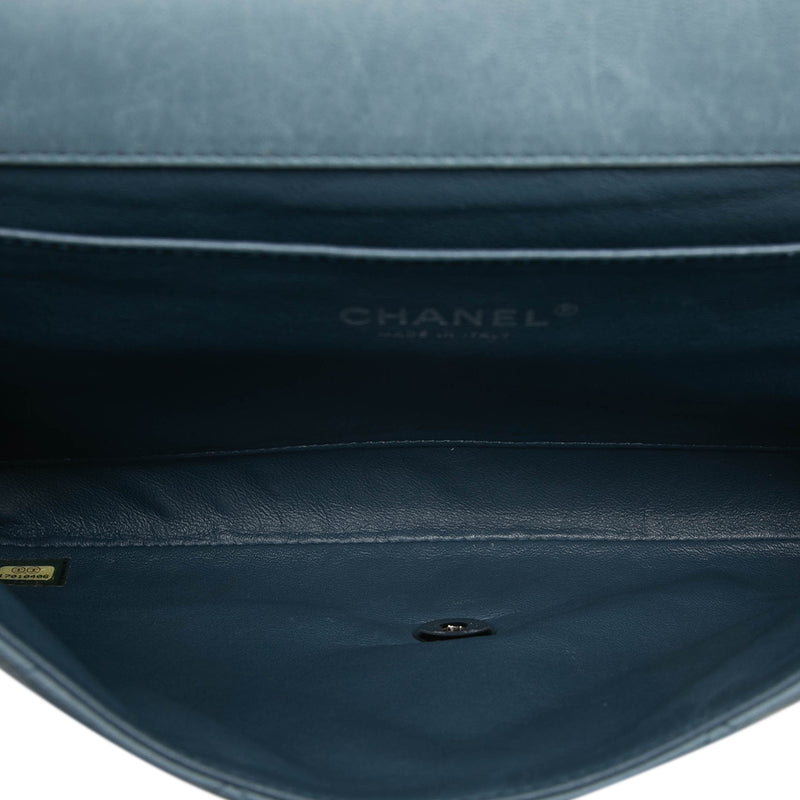 CC Quilted Lambskin Flap Clutch with Chain - Image 4