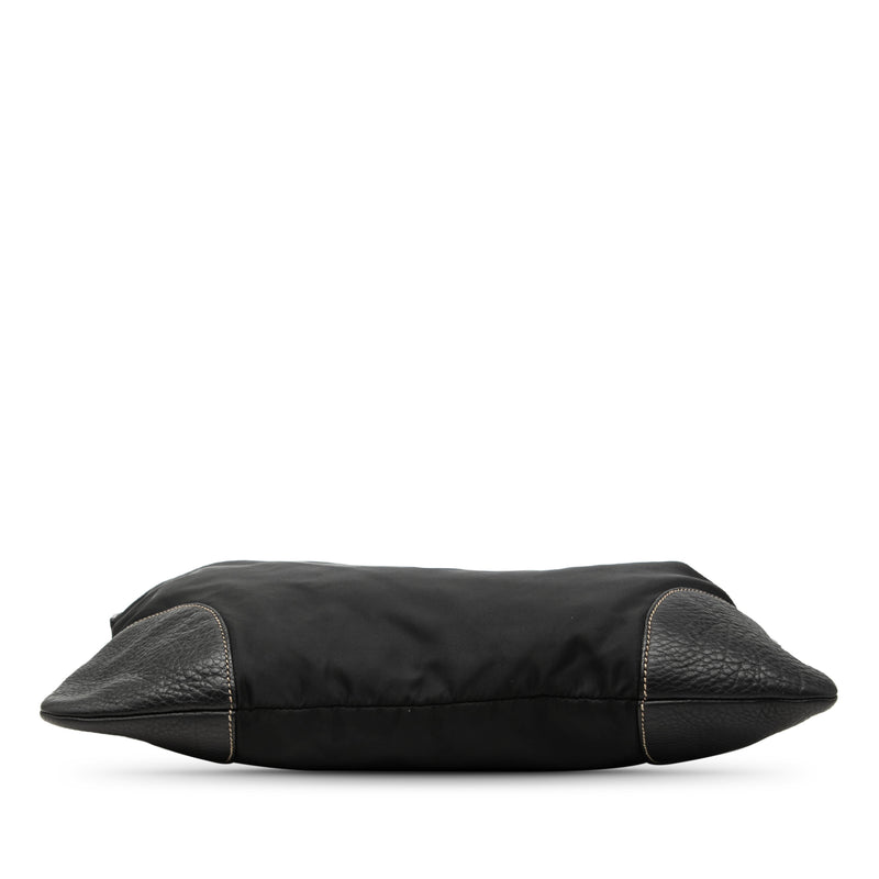 Vitello Daino Trimmed Tessuto Zip Top Crossbody - Image 3