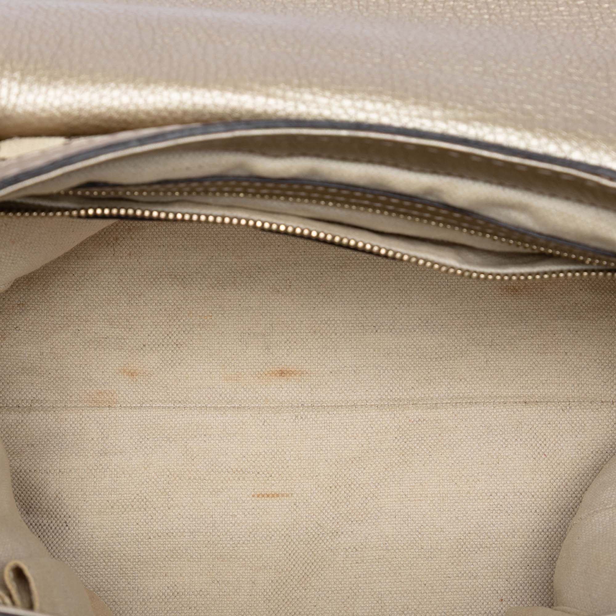 GG Canvas Bella Flap Satchel - Image 4