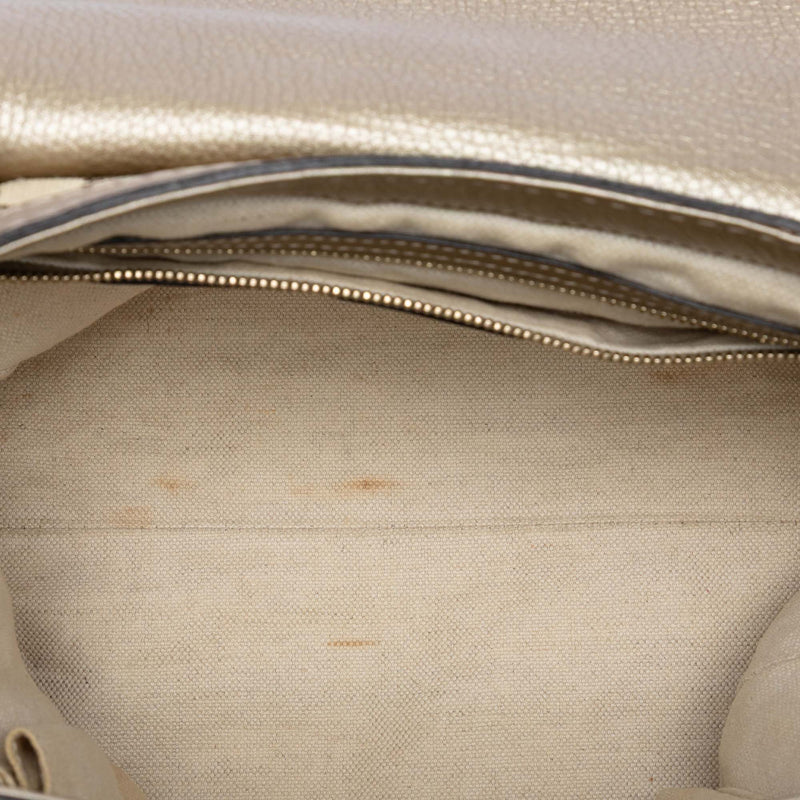 GG Canvas Bella Flap Satchel - Image 4