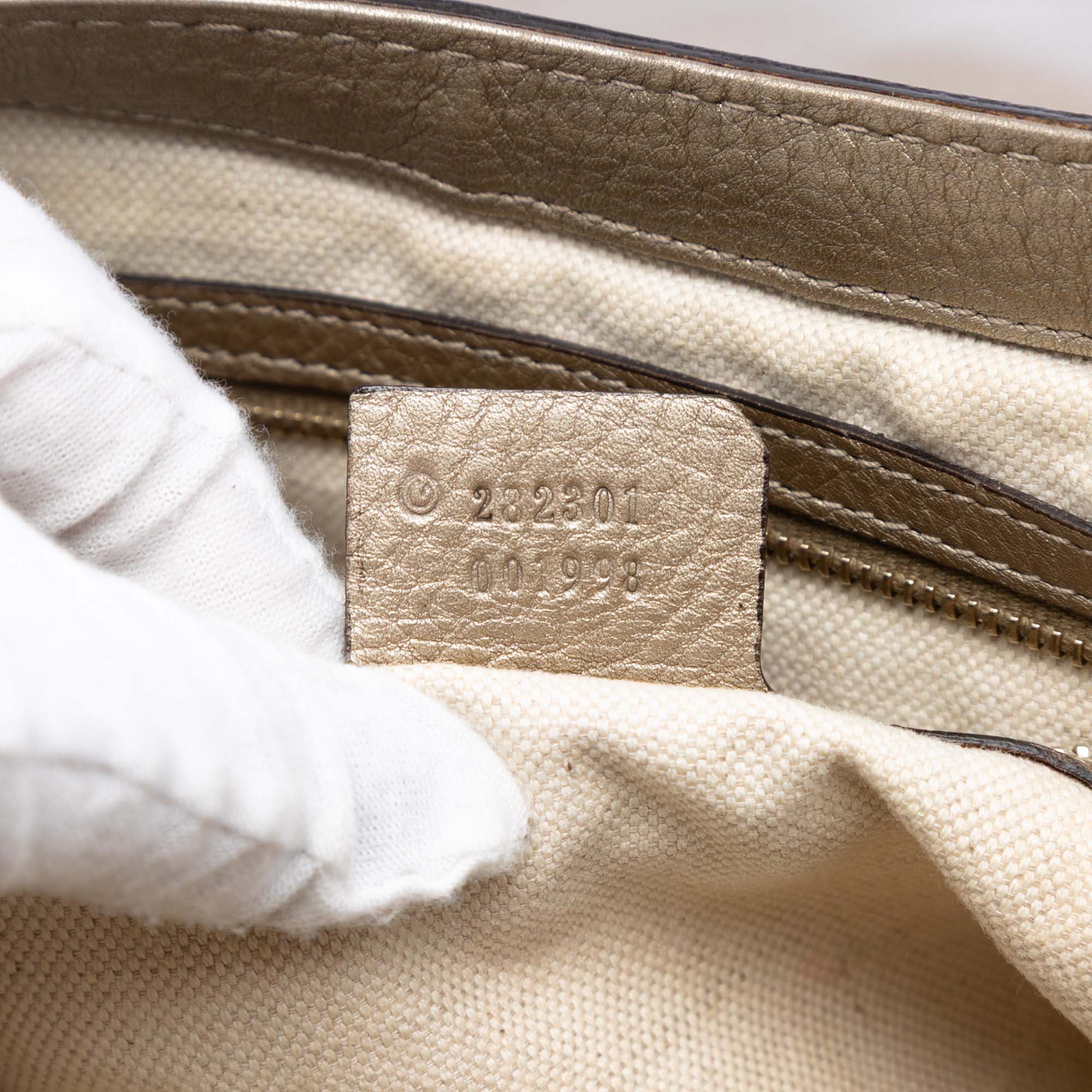 GG Canvas Bella Flap Satchel - Image 6