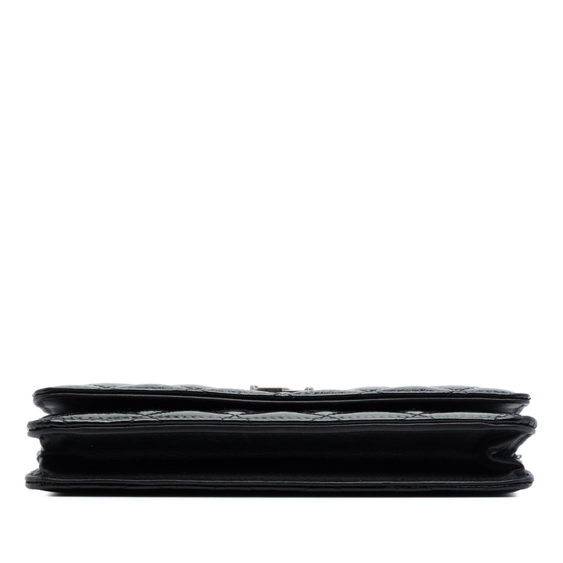 Paris Dallas CC Quilted Patent Goatskin Wallet on Chain - Image 3
