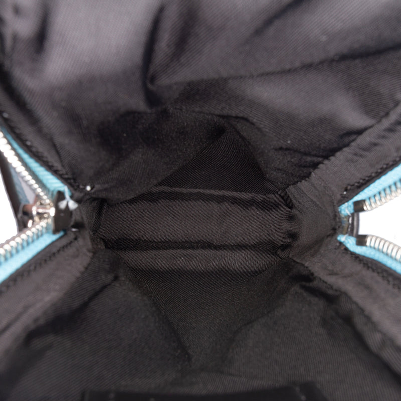 Textured Leather Virtus Neck Pouch Crossbody - Image 4