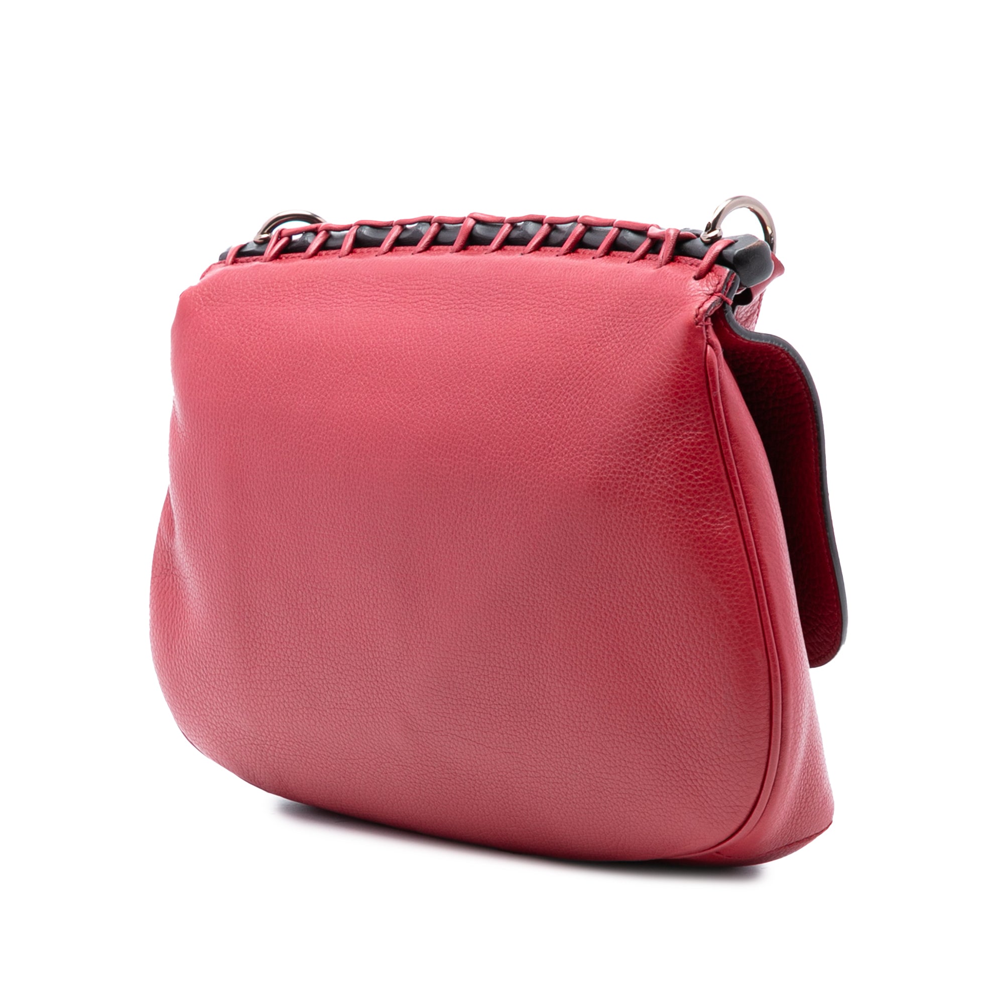 Medium Leather Bamboo Nouveau Fringe Crossbody - Image 2
