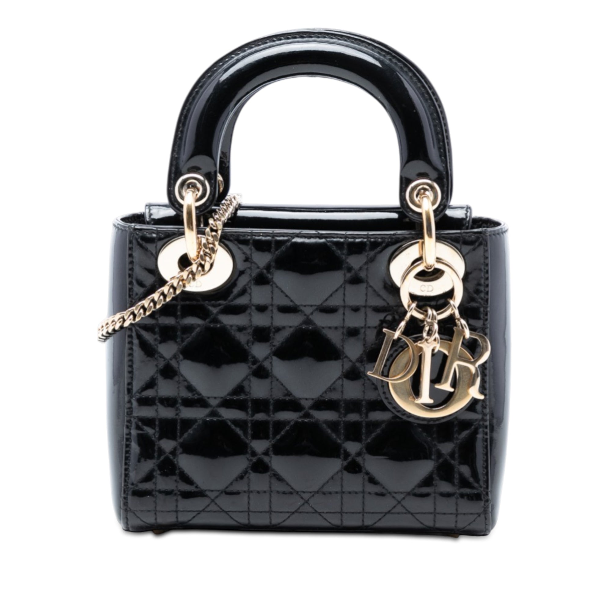Mini Patent Cannage Lady Dior - Image 1