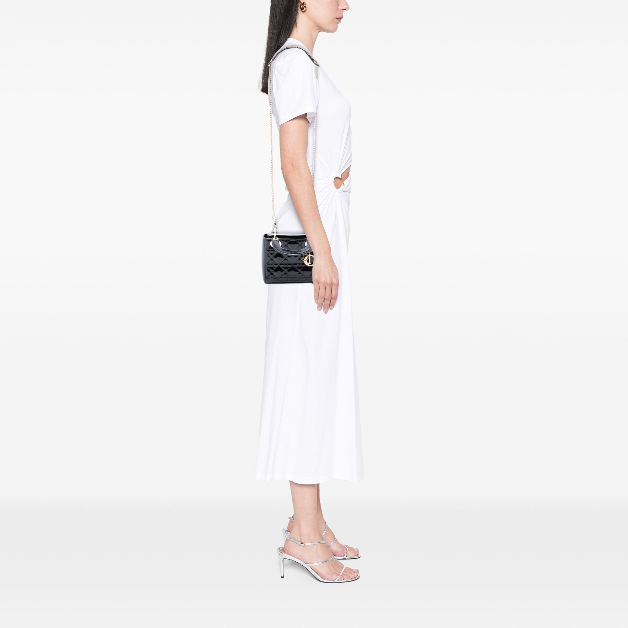 Mini Patent Cannage Lady Dior - Image 7