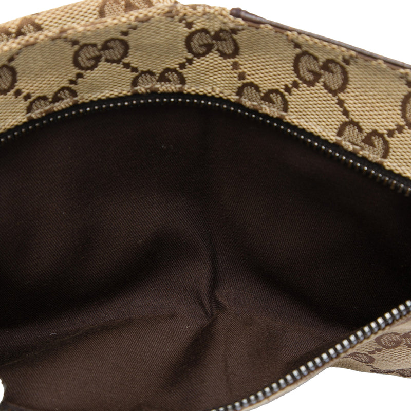 GG Canvas Web Double Pocket Belt Bag - Image 4