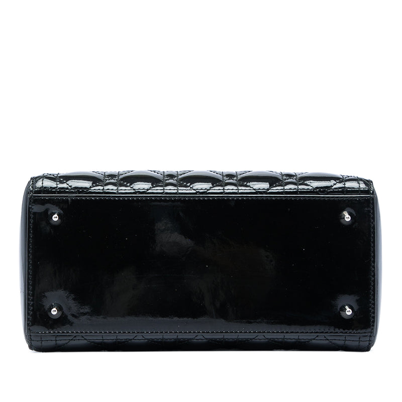 Medium Patent Cannage Lady Dior - Image 3
