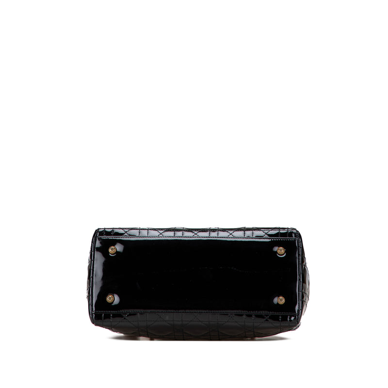 Medium Patent Cannage Lady Dior - Image 3