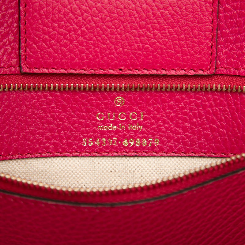 Medium Leather Swing Tote - Image 5
