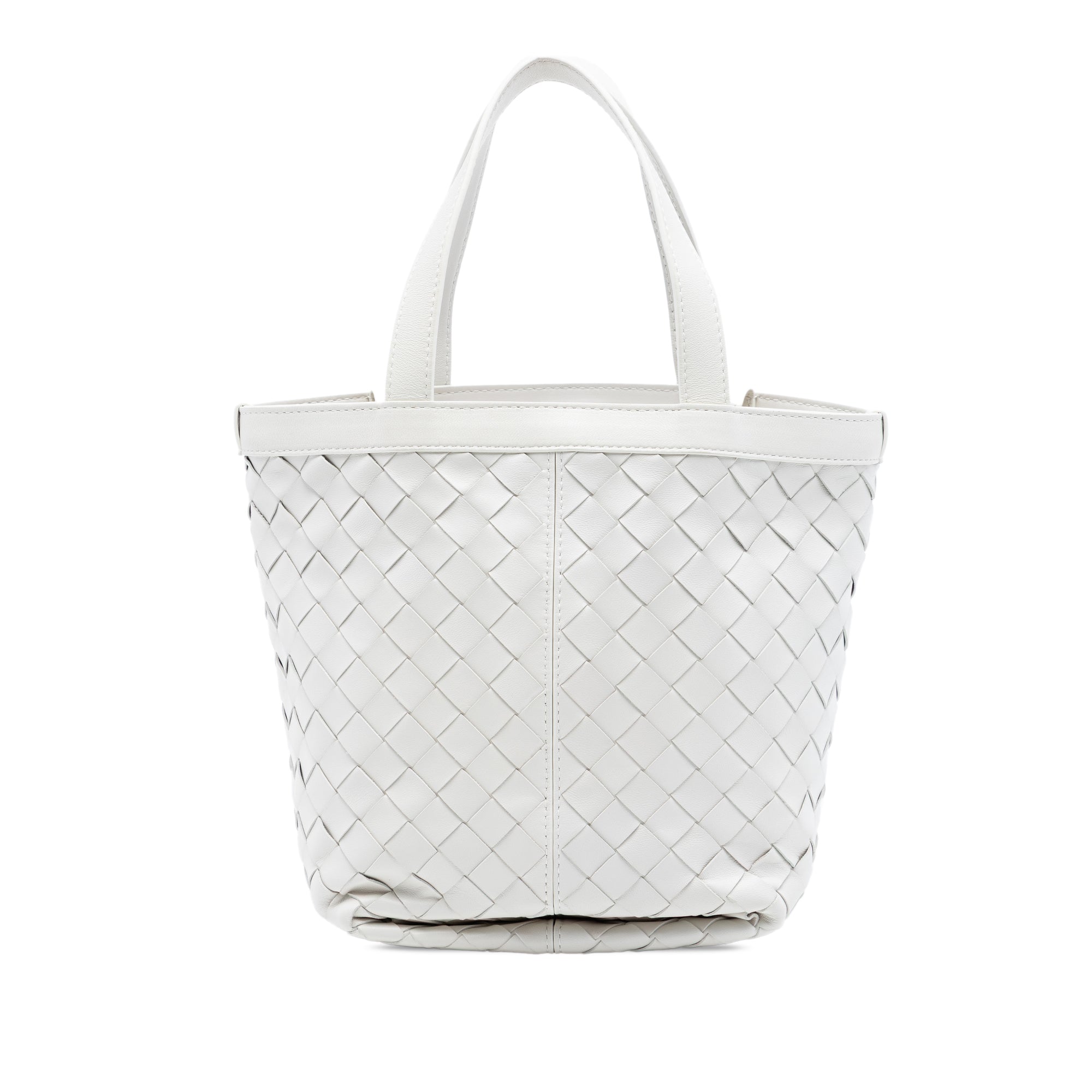 Small Nappa Intrecciato Flip Flap Tote - Image 1