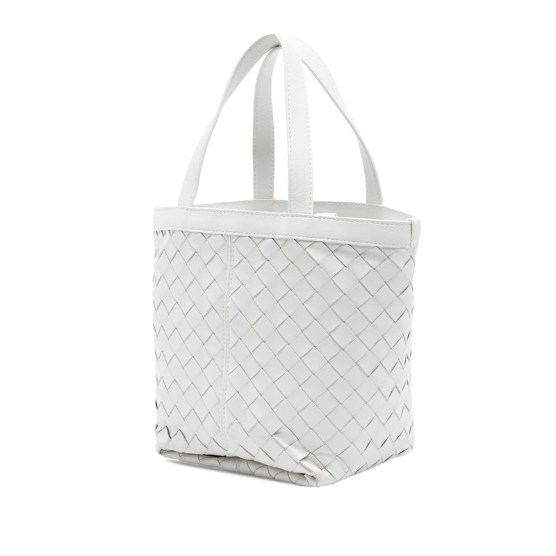 Small Nappa Intrecciato Flip Flap Tote - Image 2