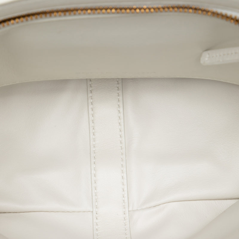 Small Nappa Intrecciato Flip Flap Tote - Image 4