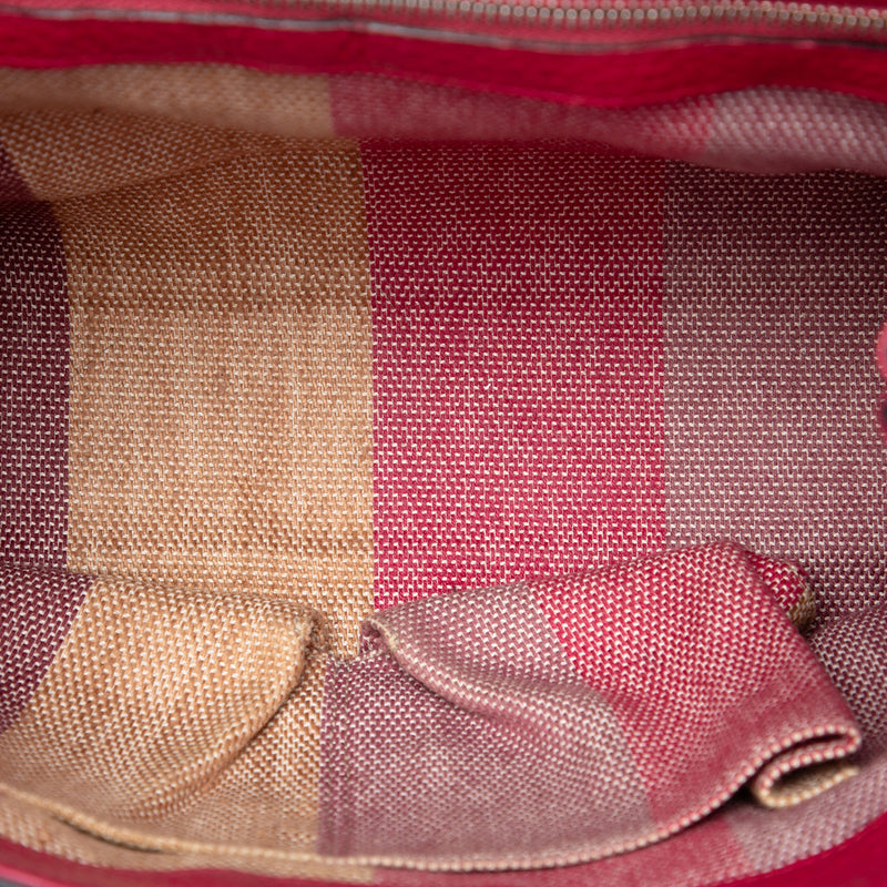 Small Calfskin Bamboo Daily Satchel - Image 4