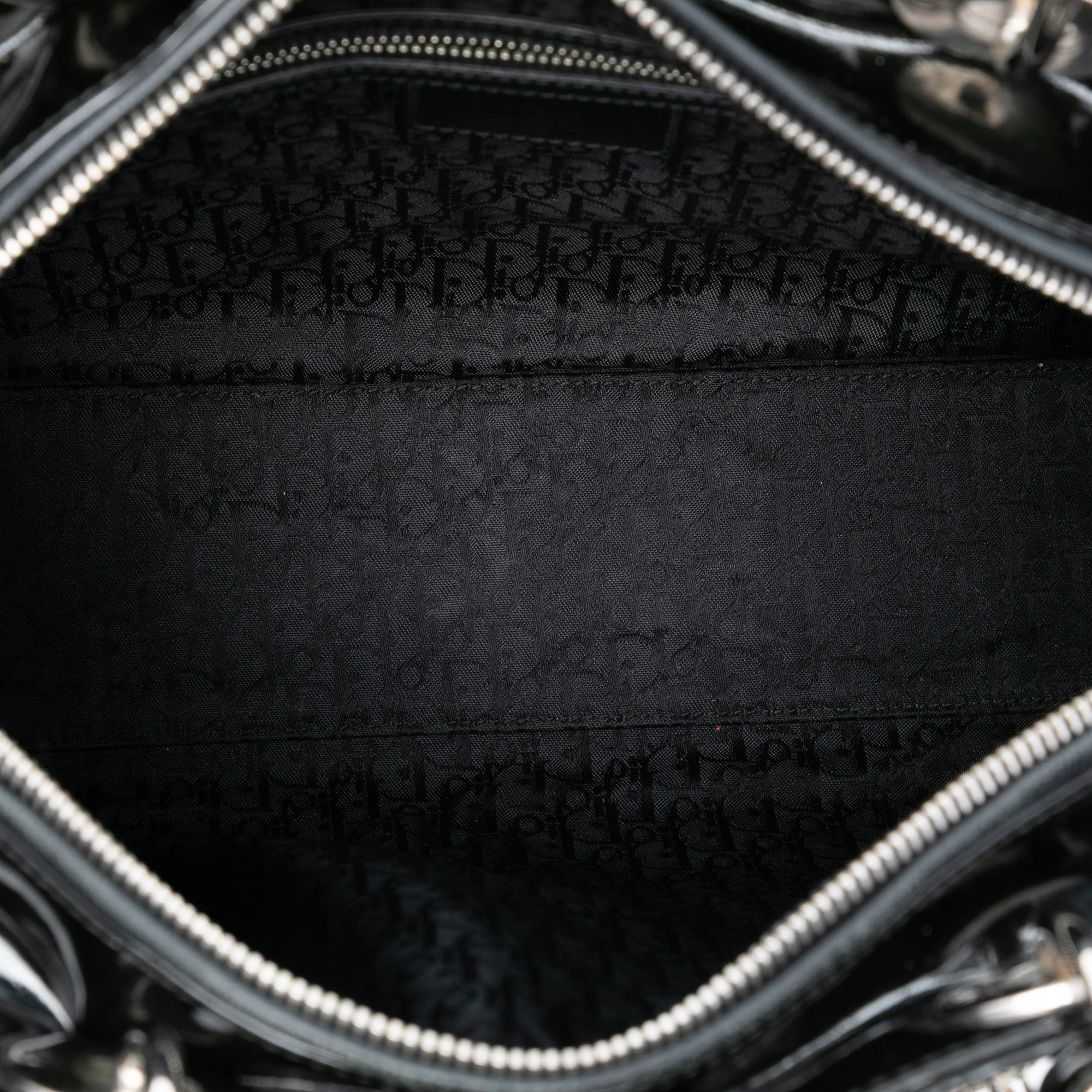Large Patent Cannage Lady Dior - Image 4