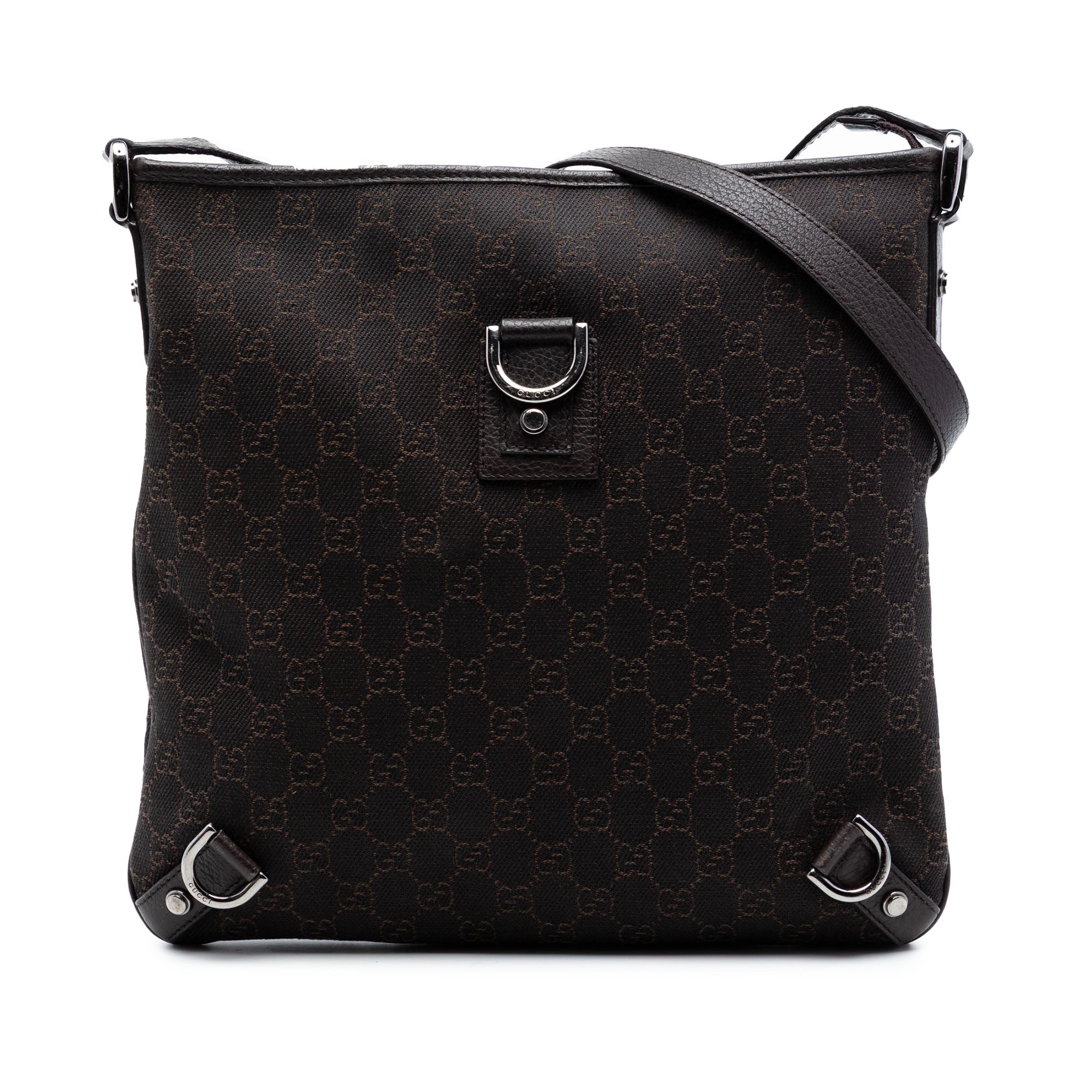 GG Denim Abbey D Ring Crossbody - Image 1