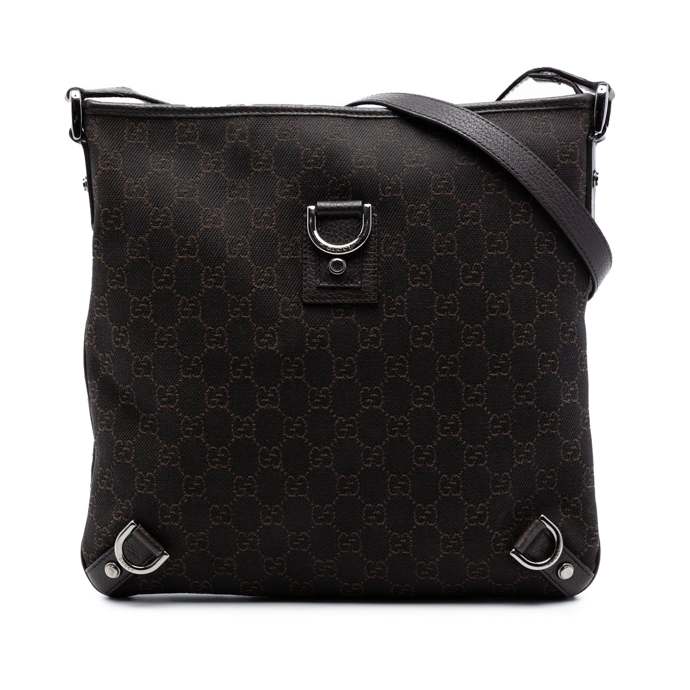 GG Denim Abbey D Ring Crossbody - Image 1