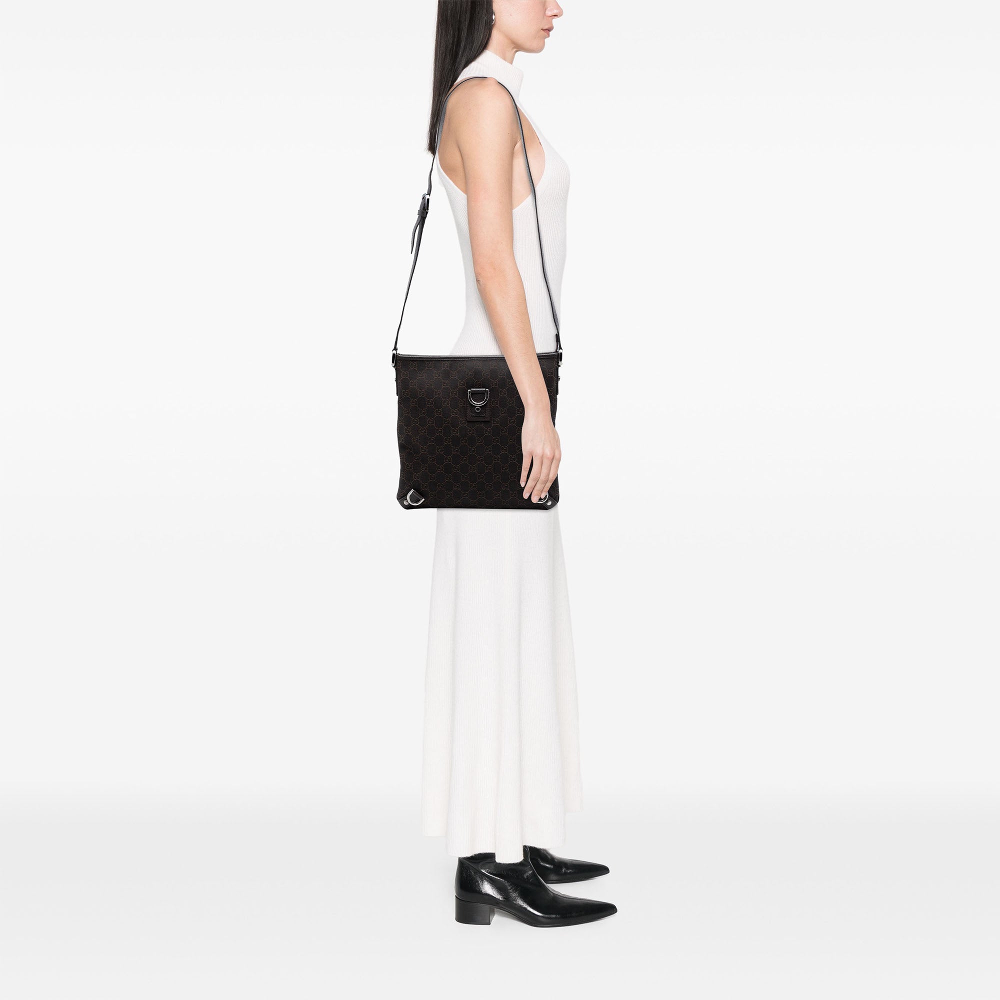 GG Denim Abbey D Ring Crossbody - Image 7