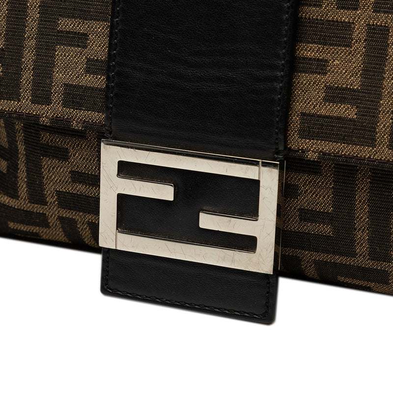 Zucca Canvas Convertible Baguette Satchel - Image 8