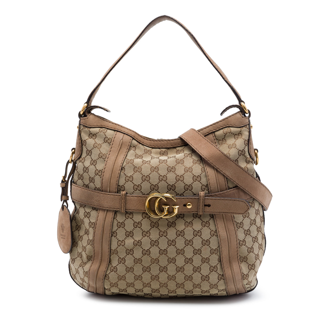 Medium GG Canvas Running Satchel - Image 1