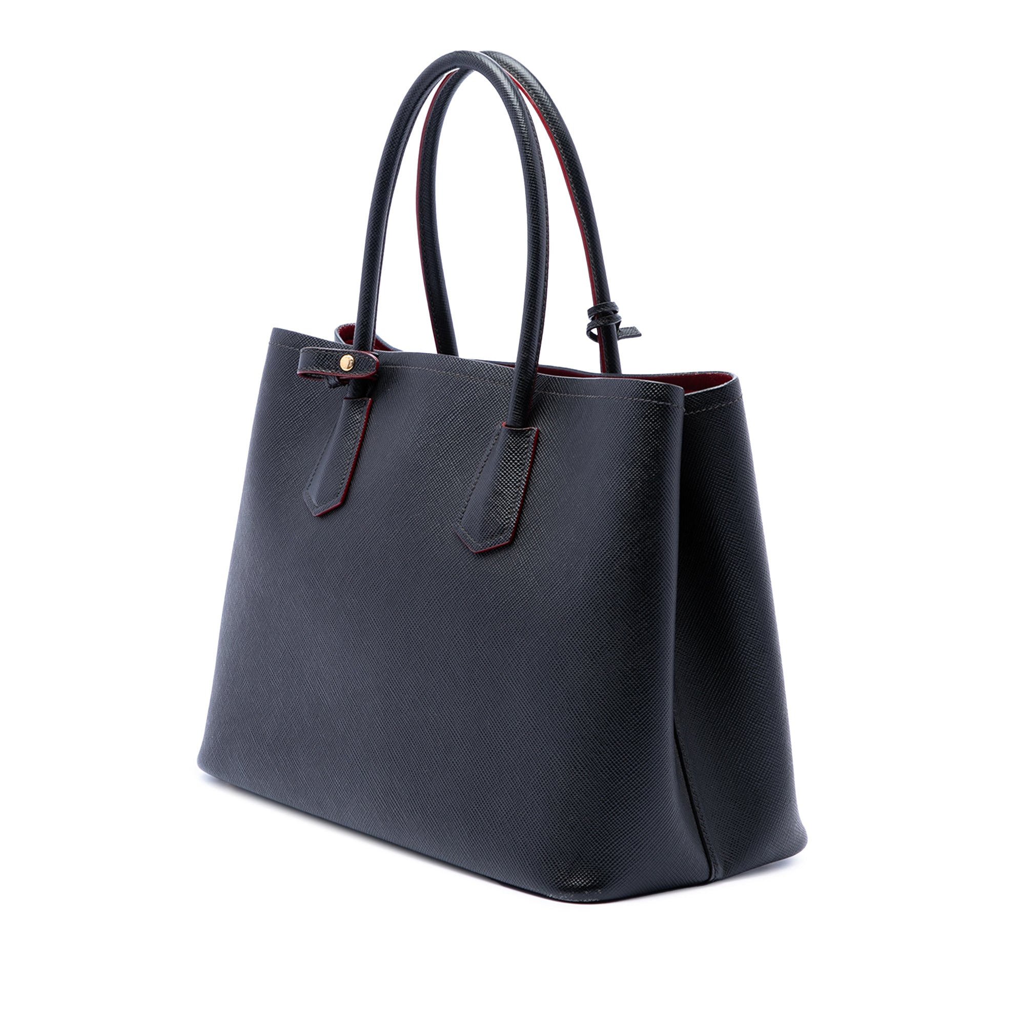 Medium Saffiano Cuir Double Satchel - Image 2