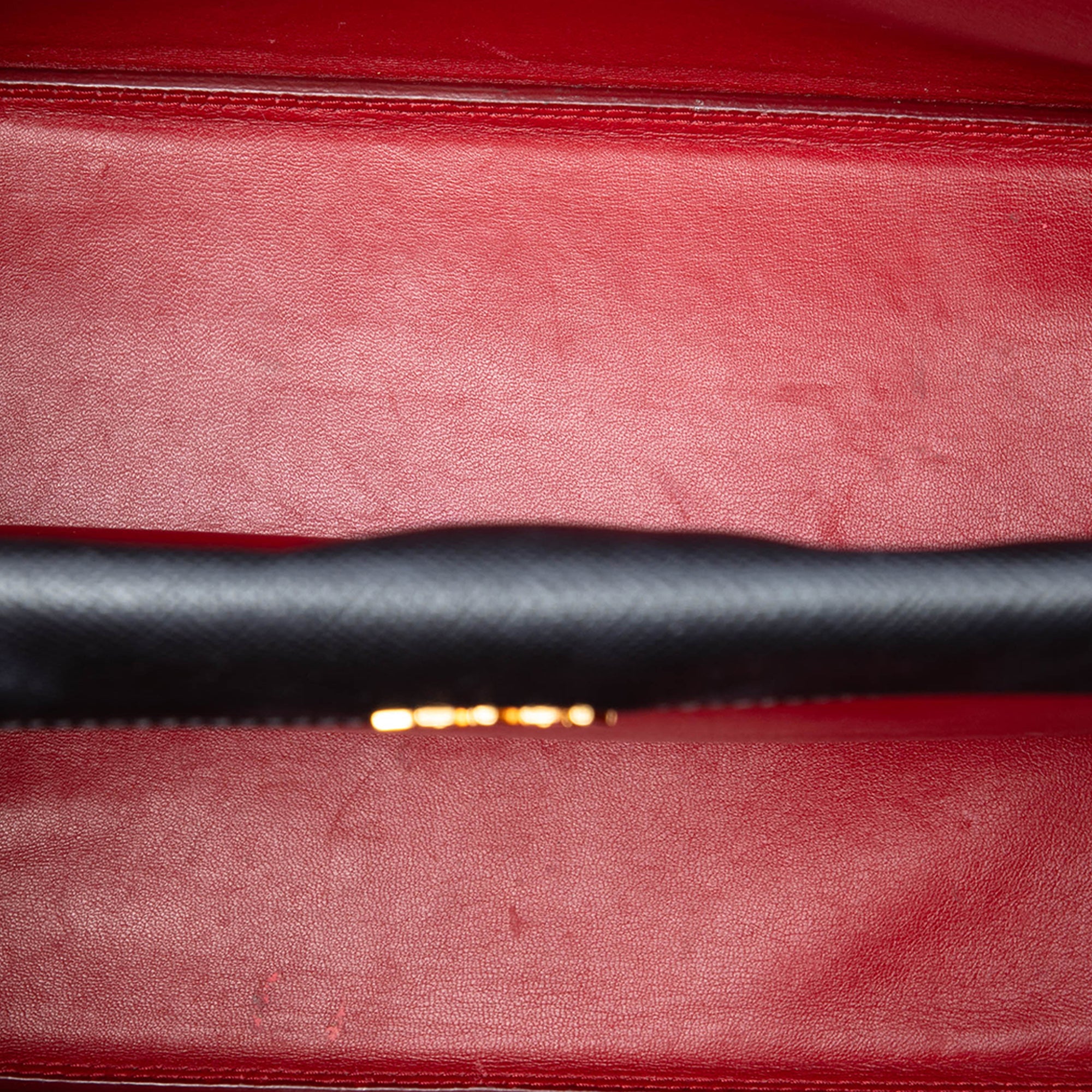 Medium Saffiano Cuir Double Satchel - Image 4