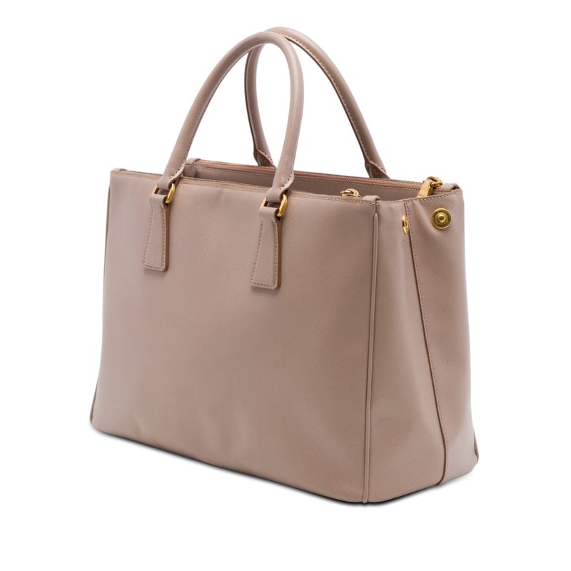 Medium Saffiano Lux Galleria Double Zip Tote - Image 2