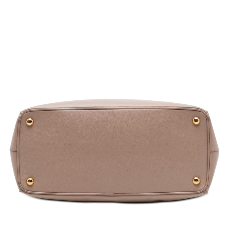 Medium Saffiano Lux Galleria Double Zip Tote - Image 3