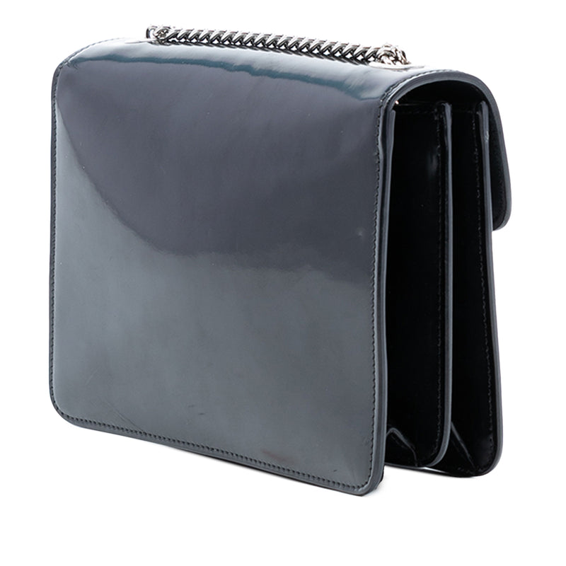 Small Polished Calfskin Interlocking G Dollar Crossbody - Image 2