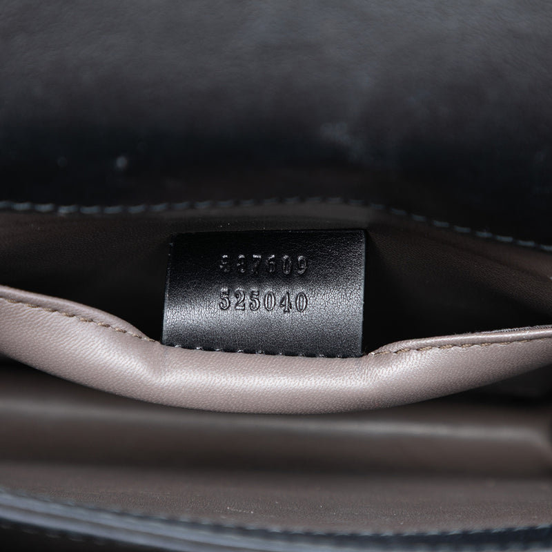 Small Polished Calfskin Interlocking G Dollar Crossbody - Image 6