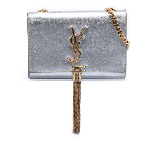 Small Metallic Calfskin Monogram Kate Tassel Crossbody - Image 1
