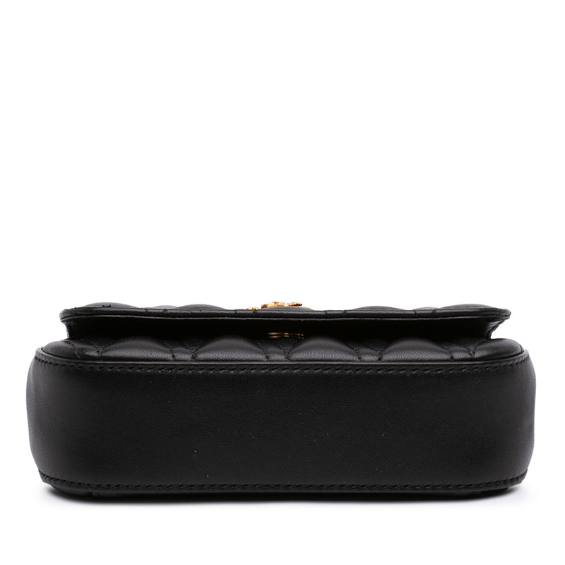 Mini Quilted Leather Virtus V Crossbody - Image 3