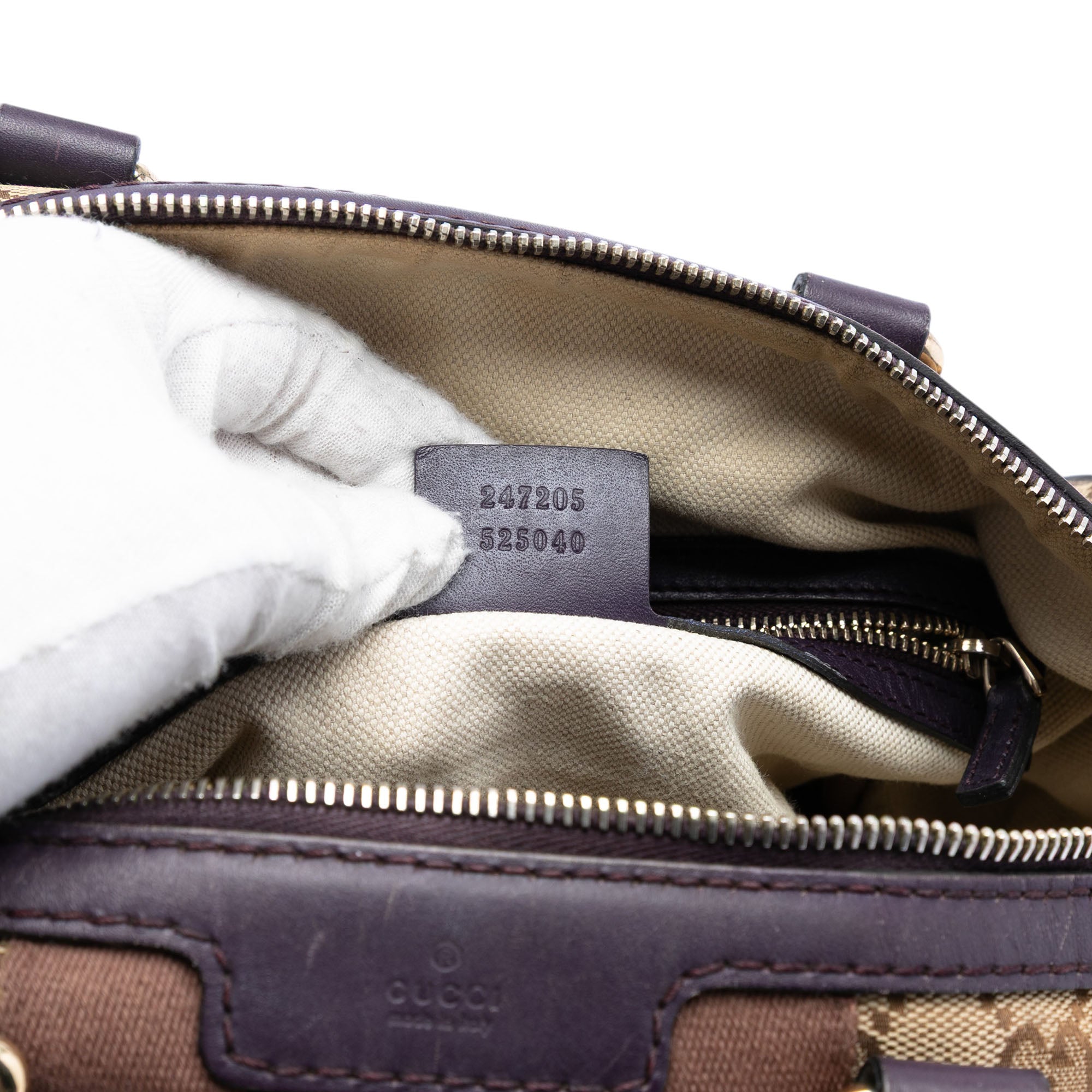 Medium GG Canvas Web Joy Boston Bag - Image 6