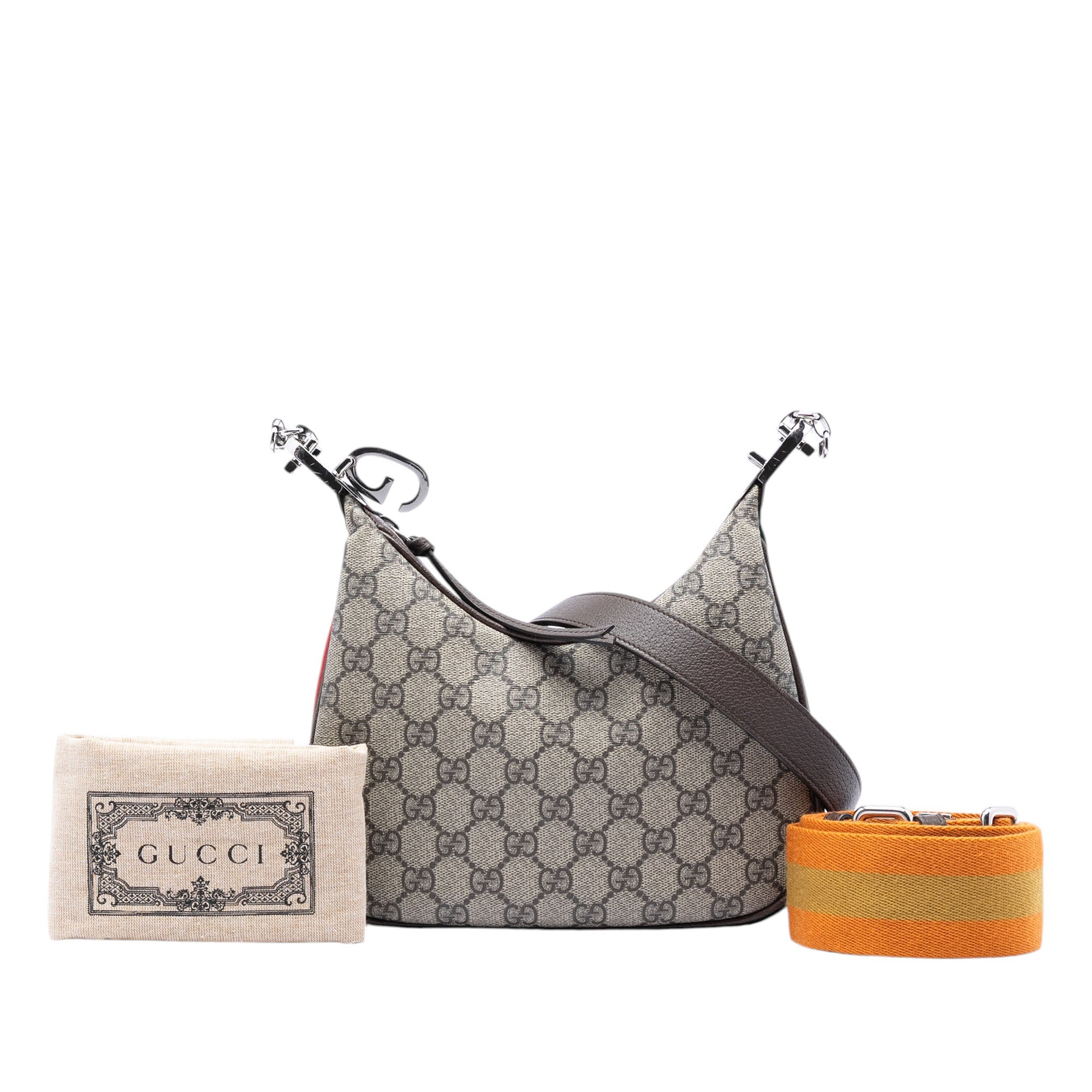 Small GG Supreme Web Attache Crossbody - Image 8